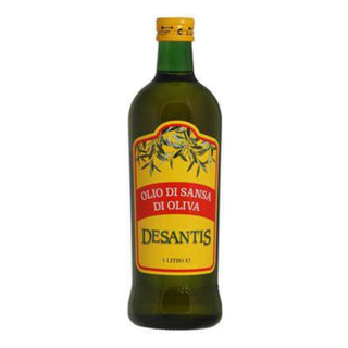 DeSantis Olio di Sansa di Oliva, 1 liter, olivenolie til stegning, friture og madlavning ved høje temperaturer
