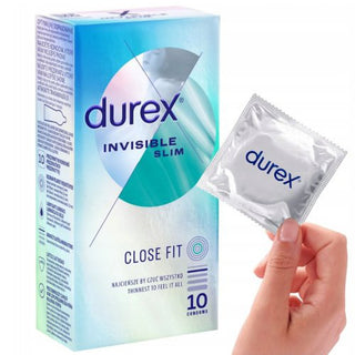 Durex | Invisible kondomer | 10 Stk. | 7.99/Stk. - Køb og spar