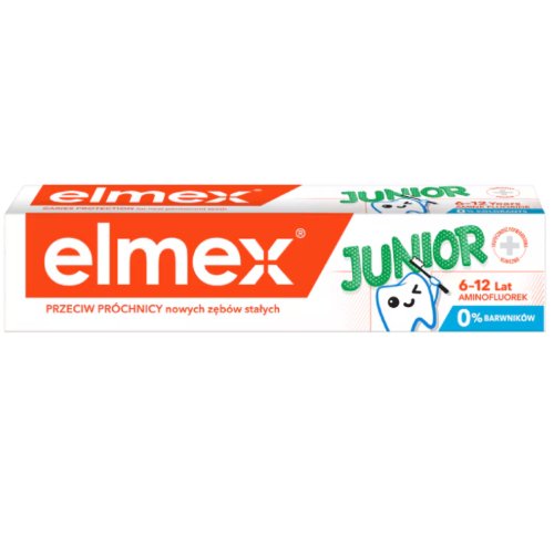 Elmex | Junior Tandpasta 6 - 12 år | 75ml | 426.00/L. - Køb og spar