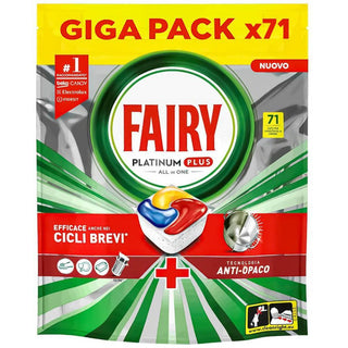 Fairy Platinum Plus Lemon Opvasketabs 71 stk