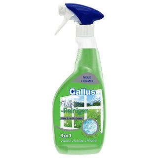 Gallus Glas-Reiniger 3-i-1 er en effektiv glasrens spray til rengøring af vinduer, spejle, glasborde, brusekabiner og andre blanke overflader. Sprayen hjælper med at fjerne snavs, fingeraftryk og pletter, så overfladerne fremstår rene, klare og skinnende. Velegnet til daglig rengøring i hjemmet, køkken, badeværelse og kontor. Søgeord: Gallus glasrens, Glas-Reiniger spray, glasrens 750 ml, vinduesrens, spejlrens, rengøring af glas, spray til vinduer, glas cleaner, rengøringsspray til hjemmet.