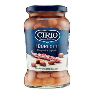 Cirio I Borlotti italienske borlottibønner i glas, fyldige og velsmagende til supper, salater og gryderetter
