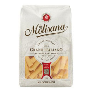 La Molisana Maccheroni nr. 37 italiensk fuldkornspasta af 100% italiensk durumhvede
