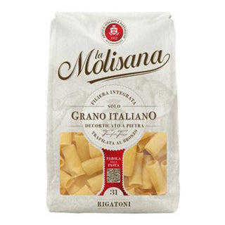 La Molisana Rigatoni nr. 31 italiensk fuldkornspasta af 100% italiensk durumhvede
