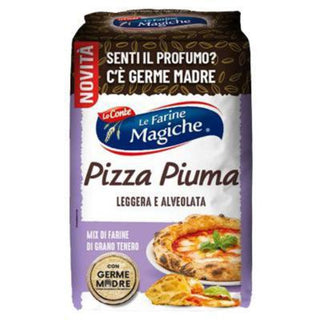 Le Farine Magiche Pizza Piuma italiensk pizzamel med surdej til luftig og let pizzadej
