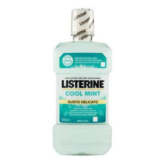 Listerine Cool Mint mild mundskyl, 500 ml, til daglig mundpleje og frisk ånde med en mild smag af mint
