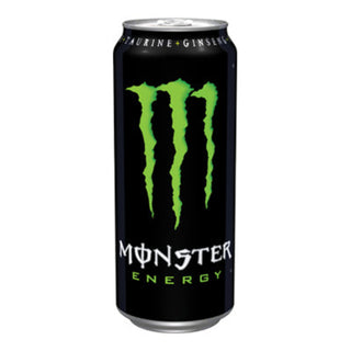 Monster Energy Original Green energidrik 500 ml i sort dåse med grønt logo
