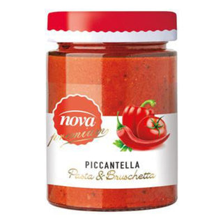 Nova Piccantella krydret italiensk sauce med tomat og chili til pasta, bruschetta, sandwich og antipasti
