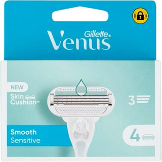 Venus Deluxe Smooth Sensitive Engangsskrabere 4 stk. – Skånsom & Glat Barbering