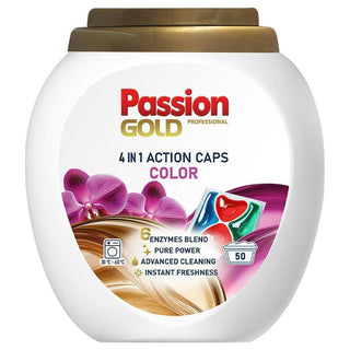 Vaskekapsler Color 4-i-1 – Passion Gold 50 stk