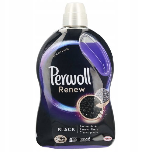 Perwoll Renew | Sorte og mørke stoffer | 2,97 l - 54 vask | 30.30/l - Køb og spar