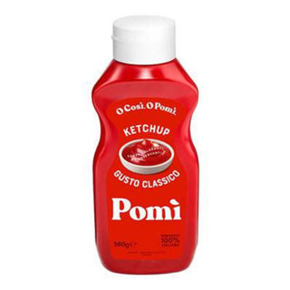 Pomì Ketchup Gusto Classico klassisk italiensk tomatketchup, 950 g, i squeeze-flaske til pommes frites, burgere og grillmad
