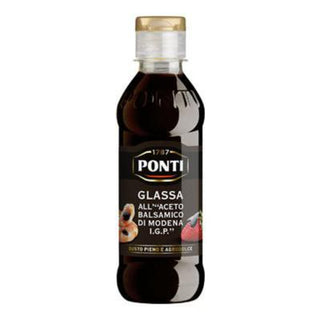Ponti Glassa all’Aceto Balsamico di Modena IGP balsamicoglace til salater, ost, kød, desserter og anretning