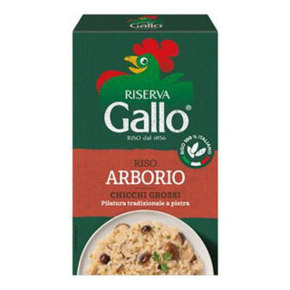 Riserva Gallo Riso Arborio italienske risottoris med store korn, velegnet til cremet risotto og italienske retter
