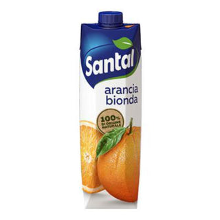 Santal Arancia Bionda appelsinjuice lavet af 100 % naturlig oprindelse i praktisk karton med skruelåg
