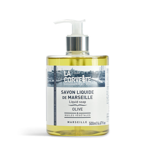 Marseille Flydende Olivenolie sæbe | Vegansk | 500ml | 129.90/l
