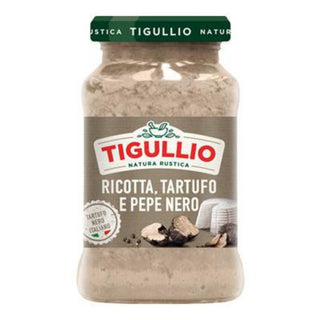 Tigullio Ricotta, Tartufo e Pepe Nero cremet italiensk pesto med ricotta, trøffel og sort peber til pasta og bruschetta