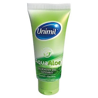 Unimil | Vandbaseret Aloe Vera intim gel | 80ml | 436.90/l - Køb og spar