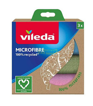 Vileda - Økologisk Mikrofiber klude (30x30 cm) | 3 stk 