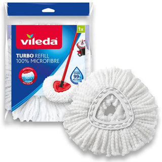 Vileda | Turbo Refill 100% Mikrofiber Moppe | 1 Stk. | 64,95/Stk. - Køb og spar