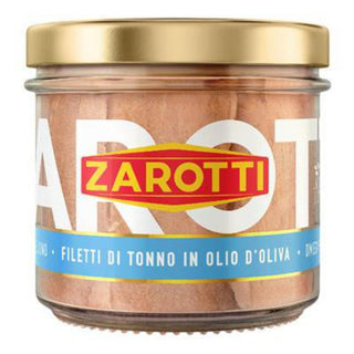 Zarotti tunfileter i olivenolie på glas
